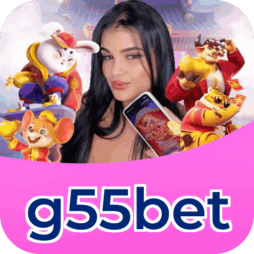 Interface do aplicativo g55bet mostrando jogos disponíveis no iOS e Android